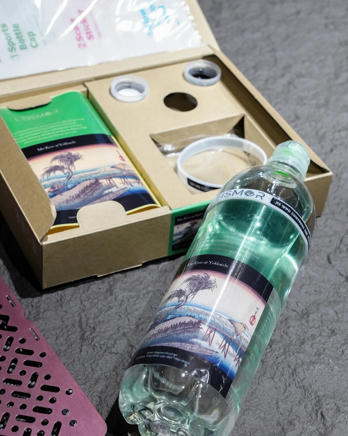 LEISMOR Bottle Upgrade Kit【"for POCARI SWEAT 900ml "Mie River at Yokkaichi"】 - Wild Camping