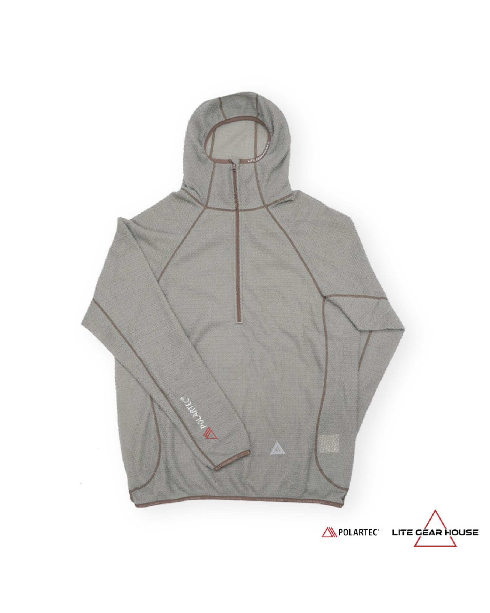 Lite Gear House Alpha Direct Half Zip Up 90 / Dusty Gray - Wild Camping