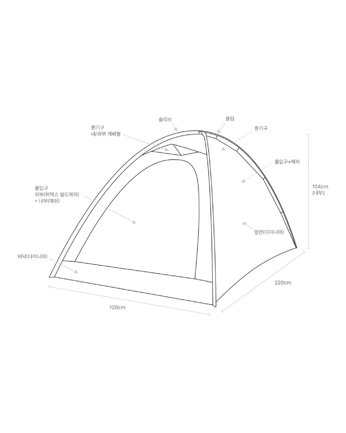 MakeToHike DIA2 V3.1 Shelter - Wild Camping