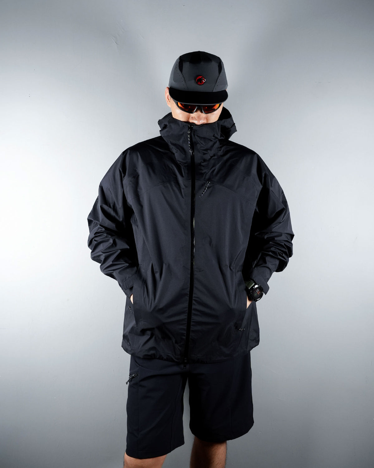 Hiking Patrol x Mammut HS Hooded Jacket / Black - Wild Camping