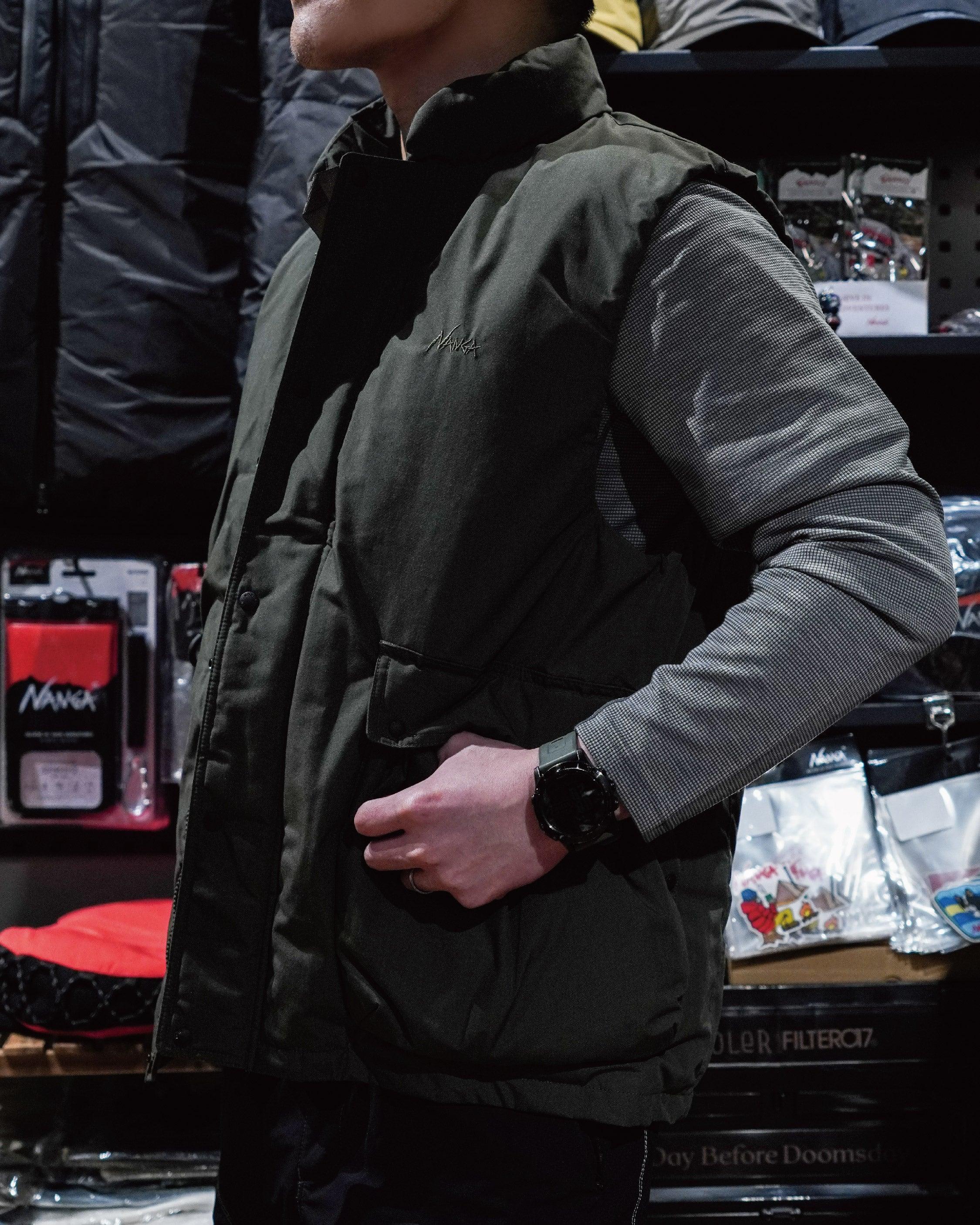 Nanga Hinoc Down Vest / KHA - Wild Camping