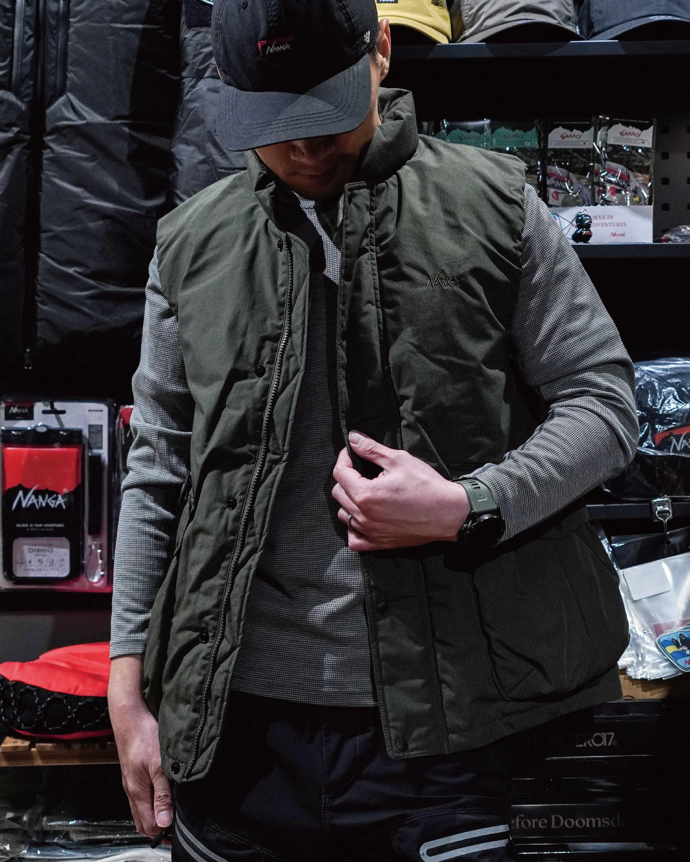 Nanga Hinoc Down Vest / KHA - Wild Camping