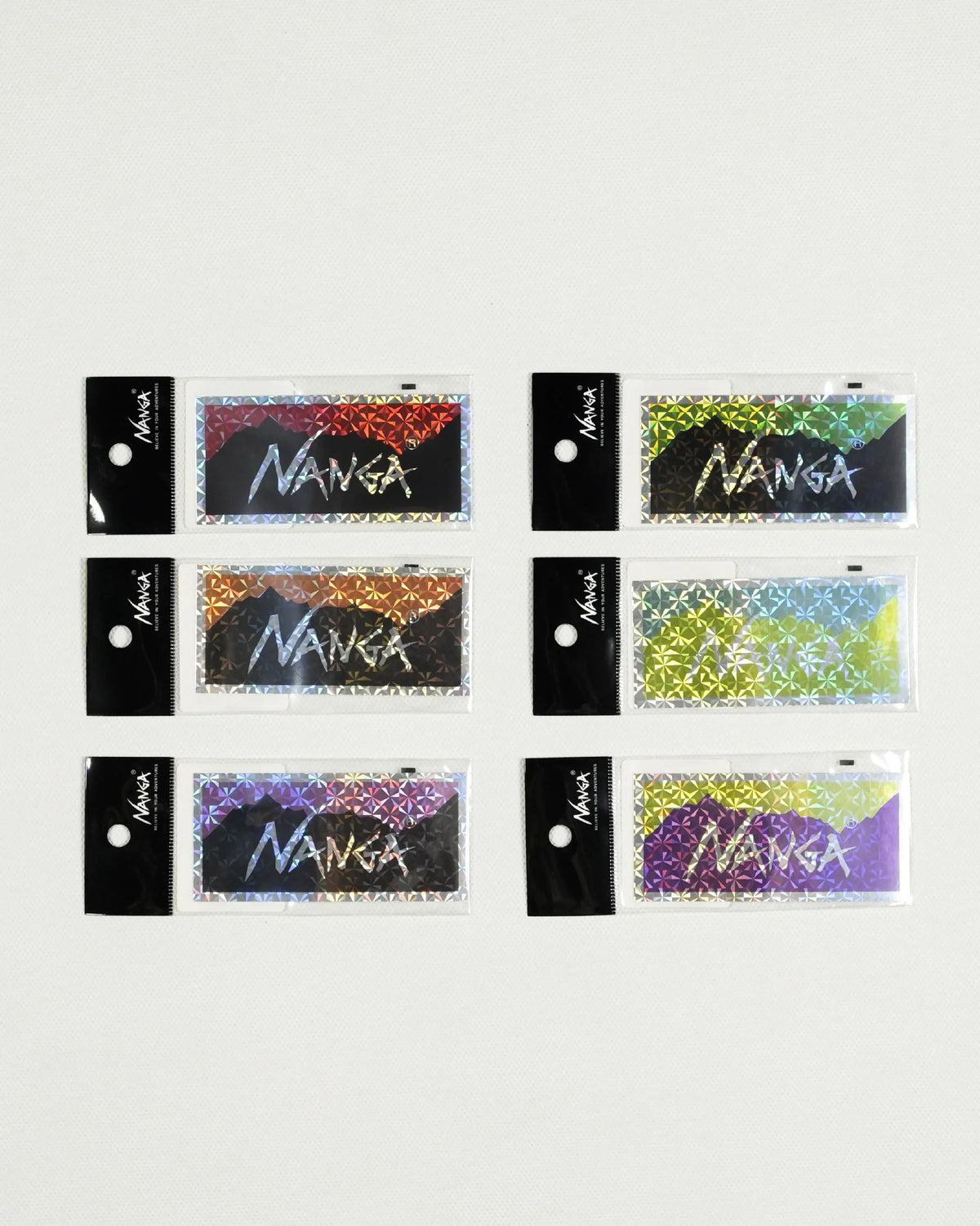 Nanga Holographic Logo Sticker - Wild Camping