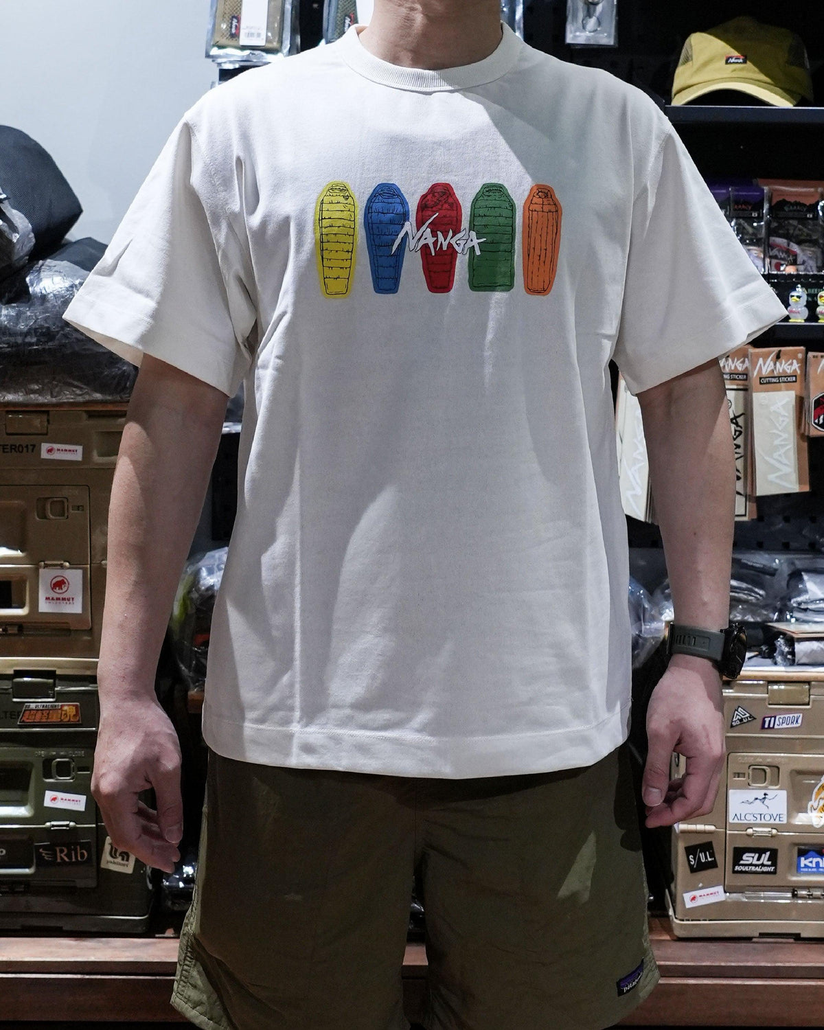 Nanga ECO Hybrid Tee (Unisex)  / SB PT - Wild Camping