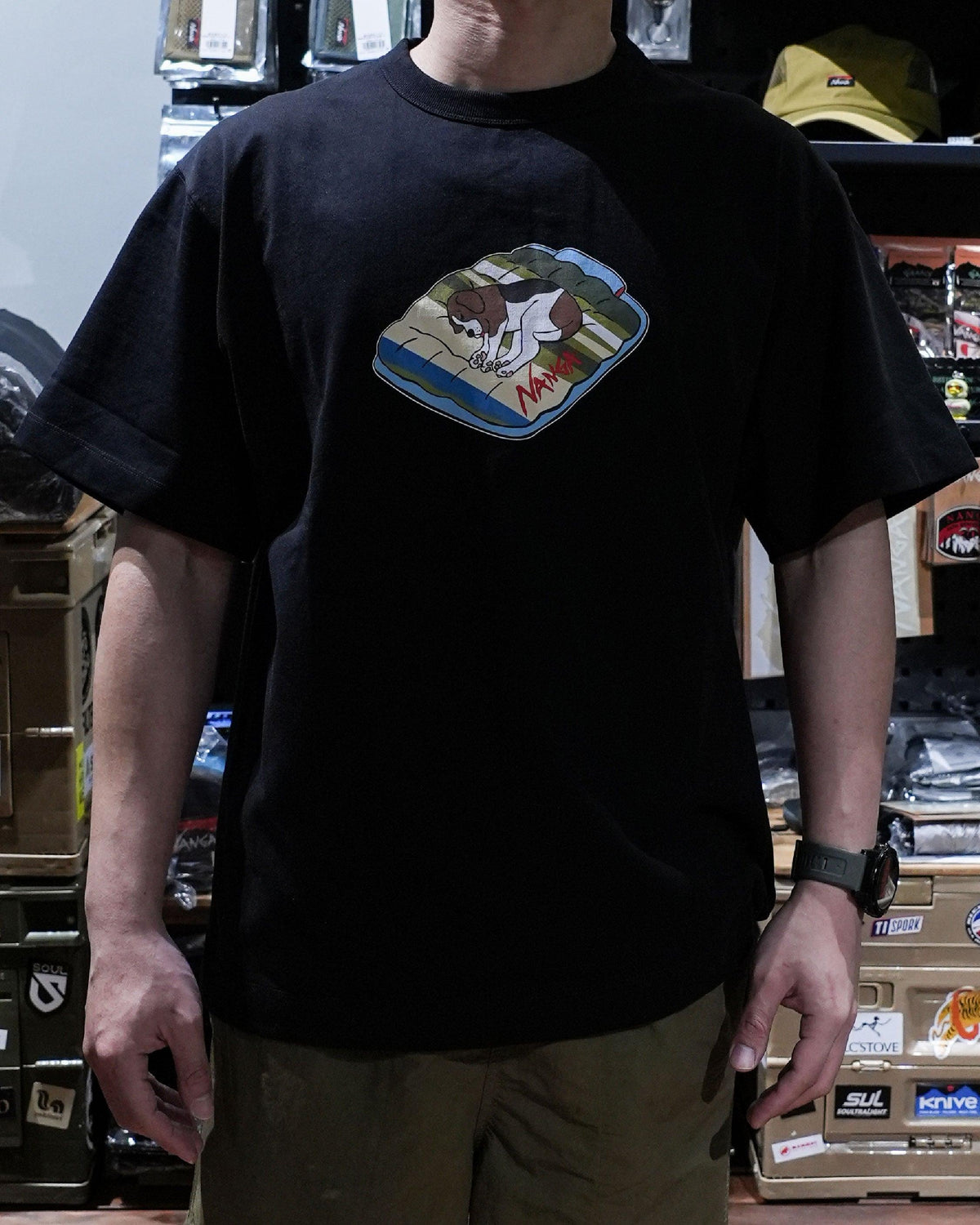 Nanga ECO Hybrid Tee (Unisex)  / DOG PT - Wild Camping