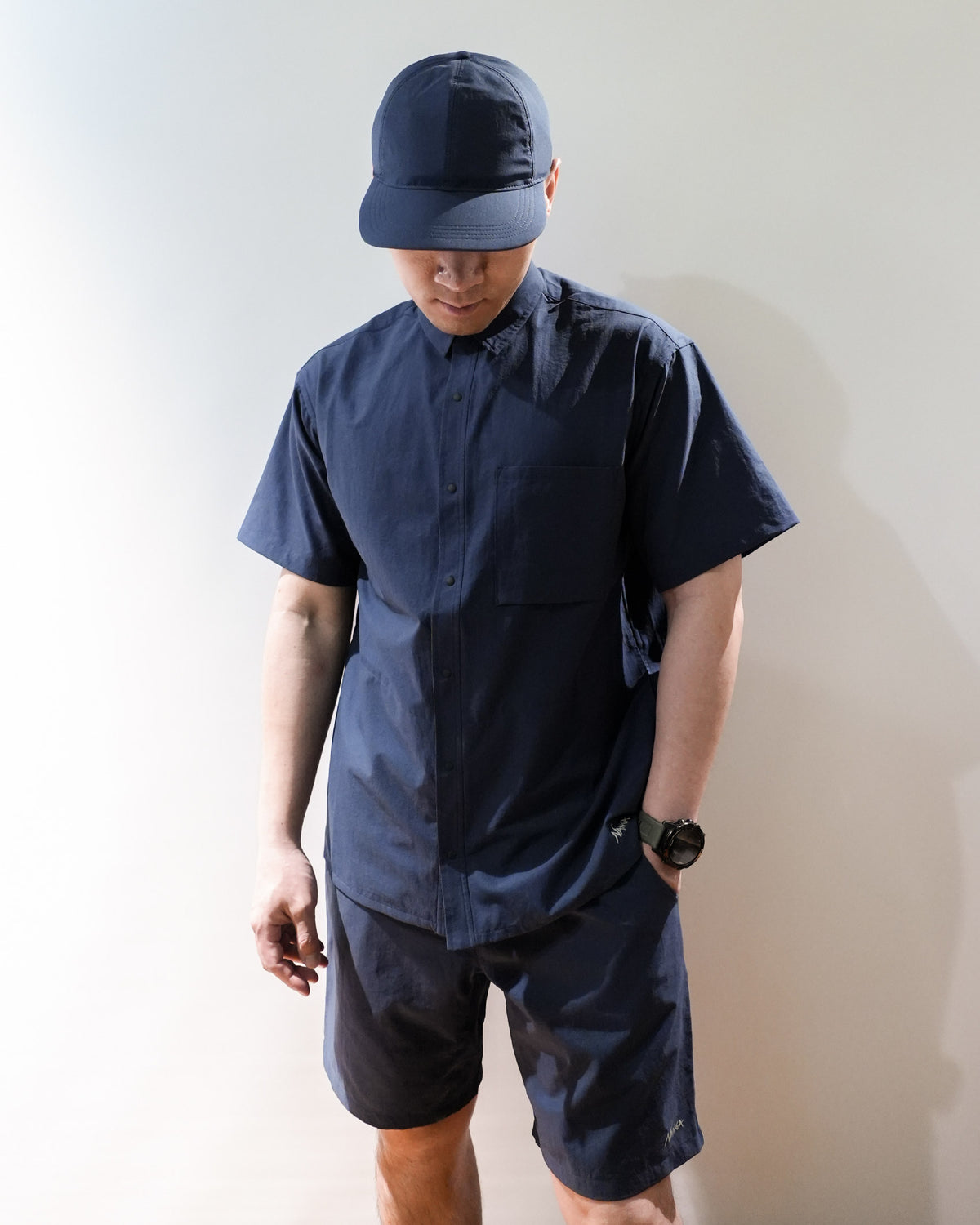 Nanga DotAir® Comfy Shirt / NVY - Wild Camping