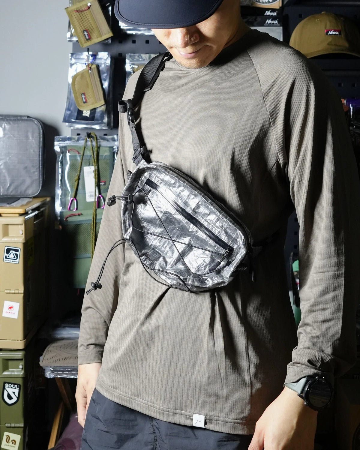No Brand Gear Dyneema® Fanny Pack / Black - Wild Camping