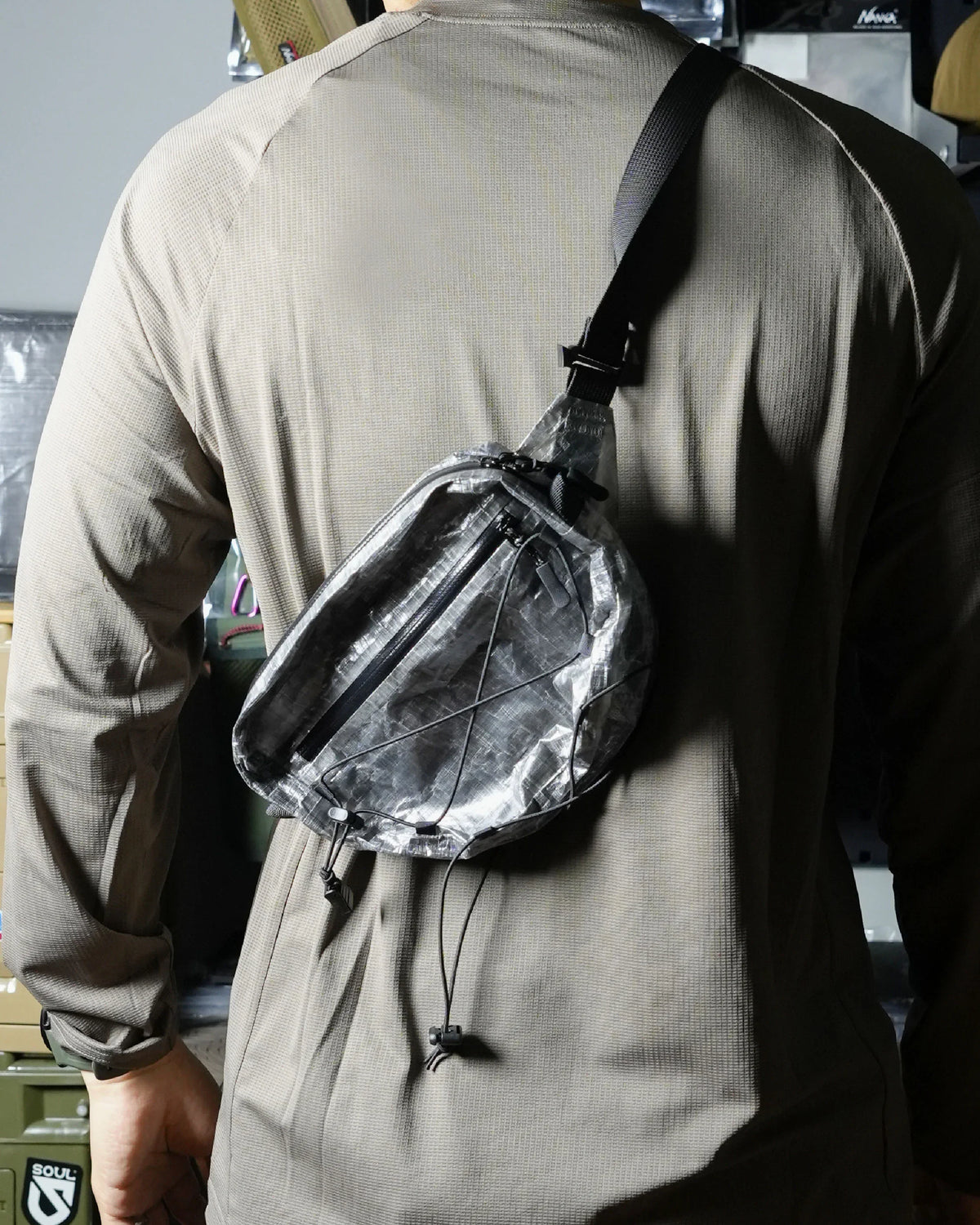No Brand Gear Dyneema® Fanny Pack / Black - Wild Camping