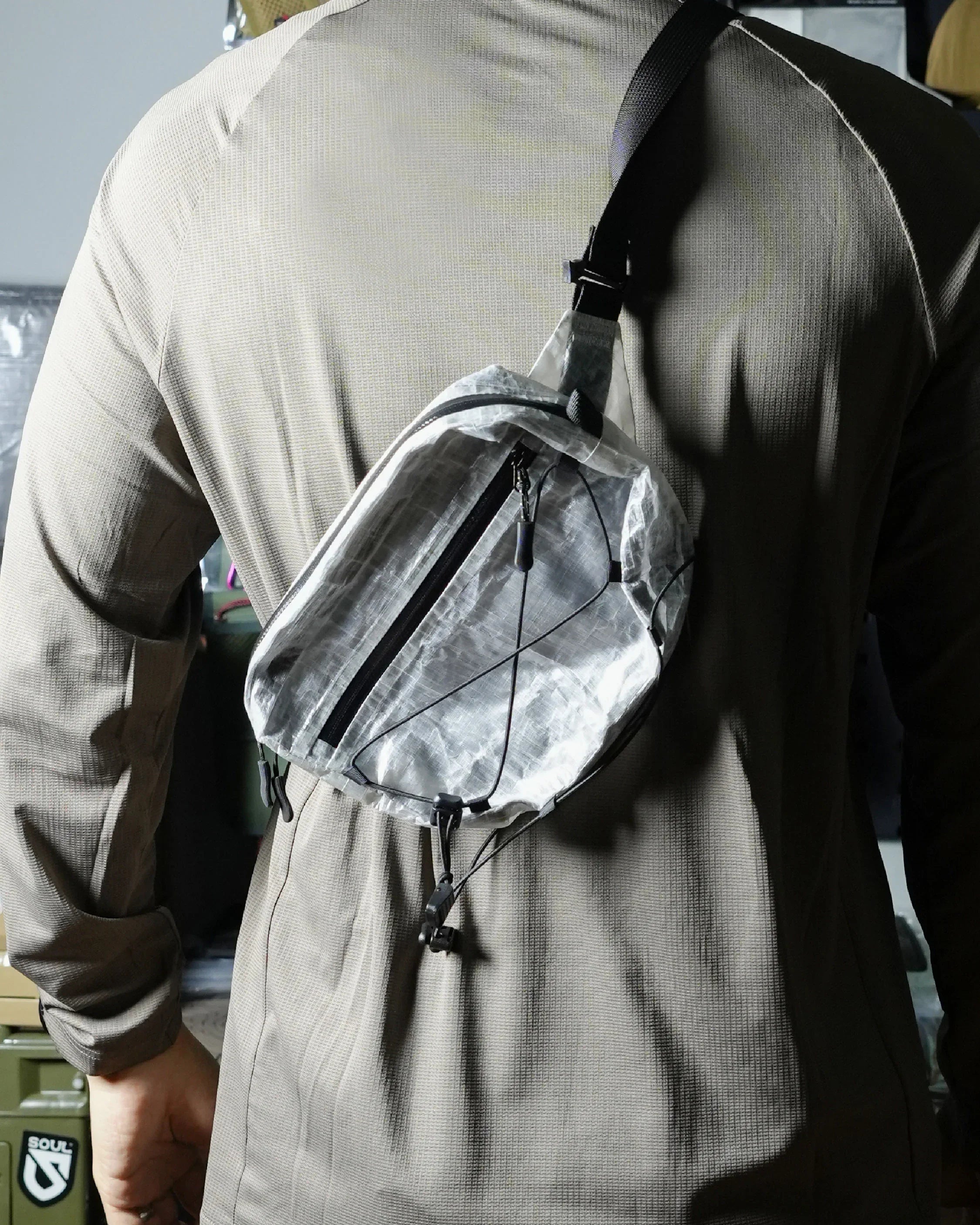 No Brand Gear Dyneema® Fanny Pack / White - Wild Camping