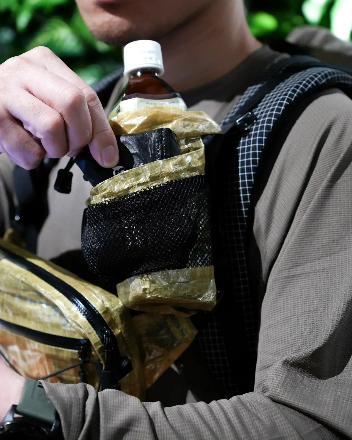 No Brand Gear Dyneema® Shoulder Strap Pocket 2.5 / Purple - Wild Camping