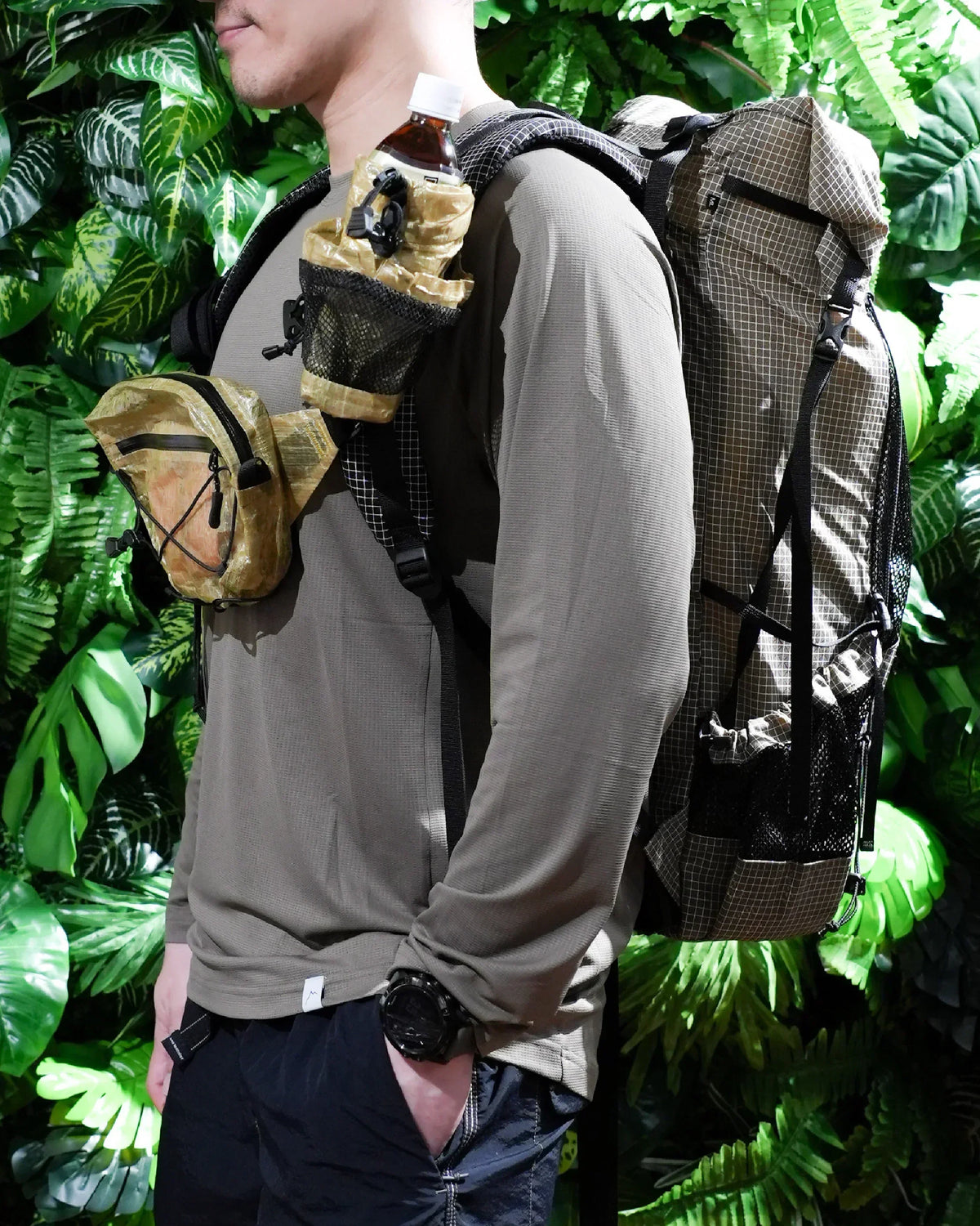 No Brand Gear Dyneema® Shoulder Strap Pocket 2.5 / Purple - Wild Camping
