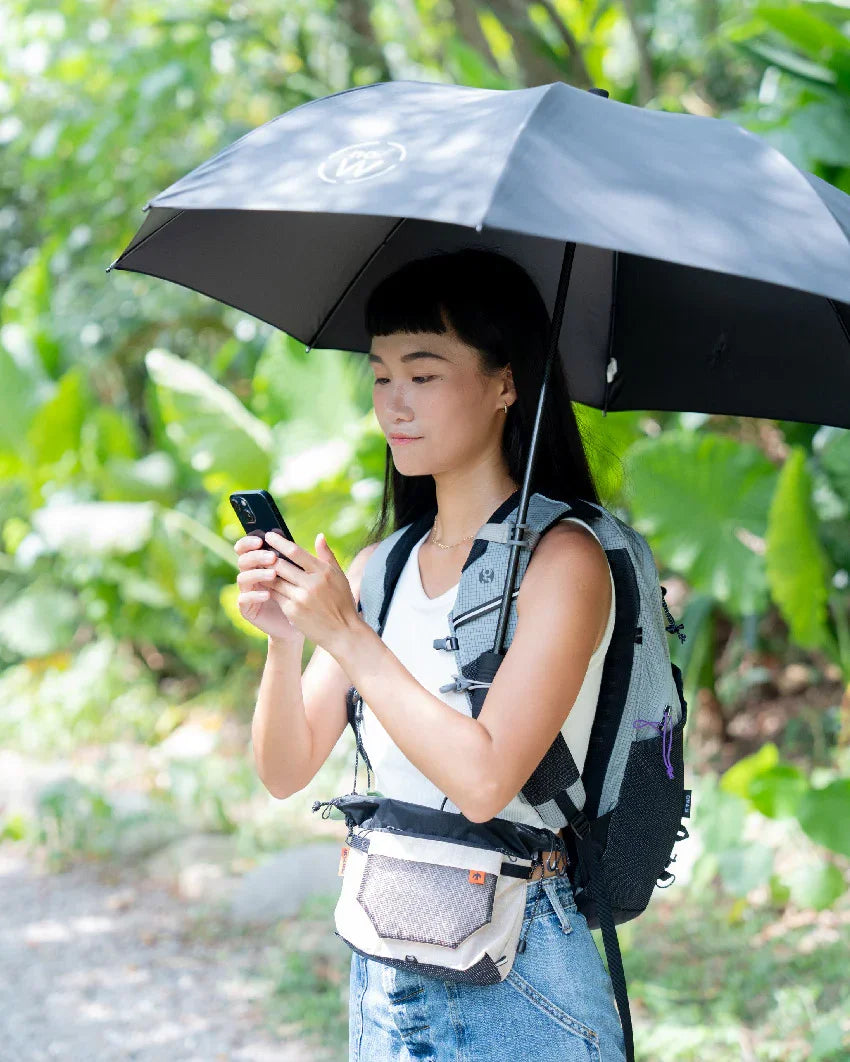 no/W Ultralight Carbon Umbrella - Wild Camping