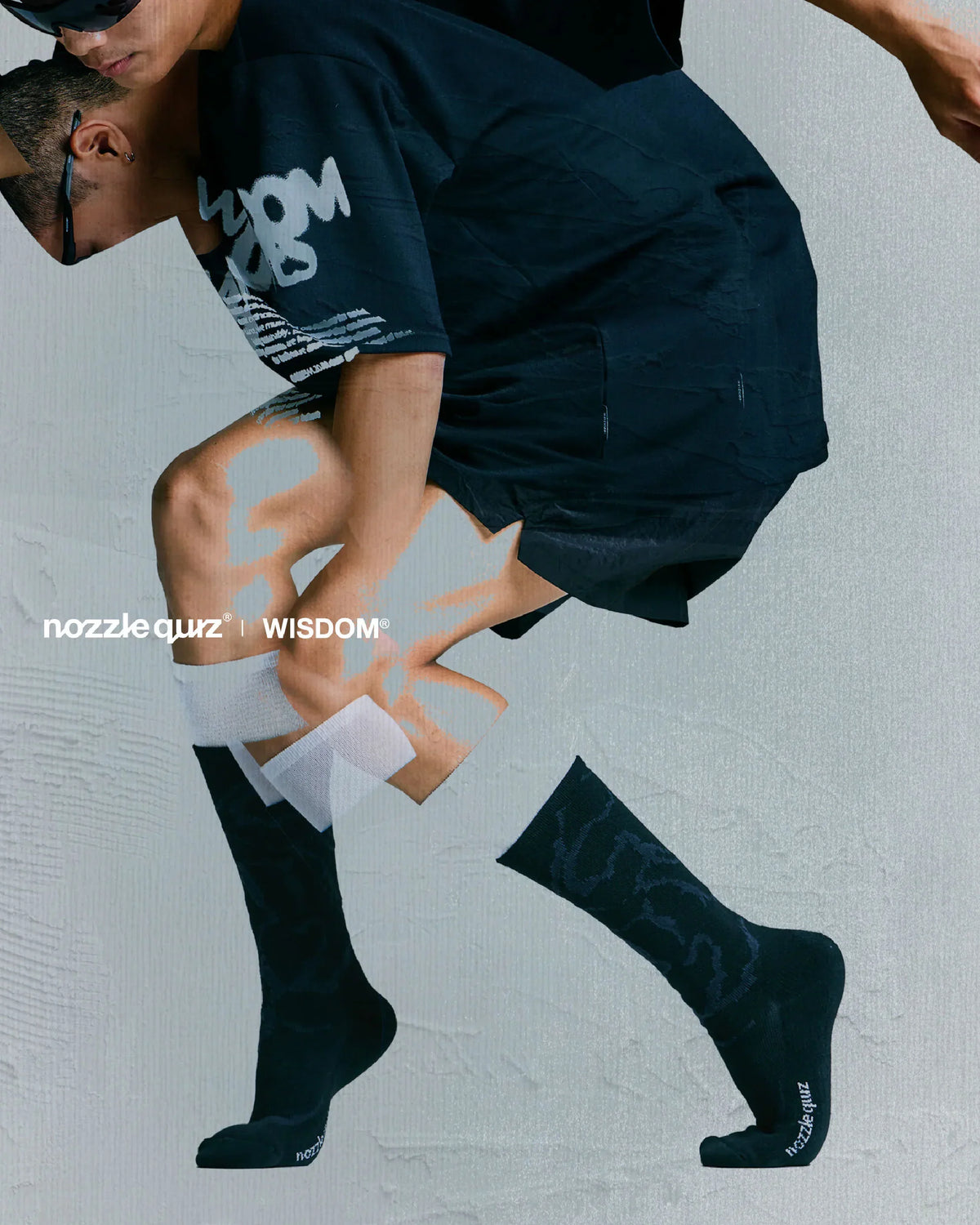 nozzle quiz x WISDOM® Graphic Socks - Wild Camping