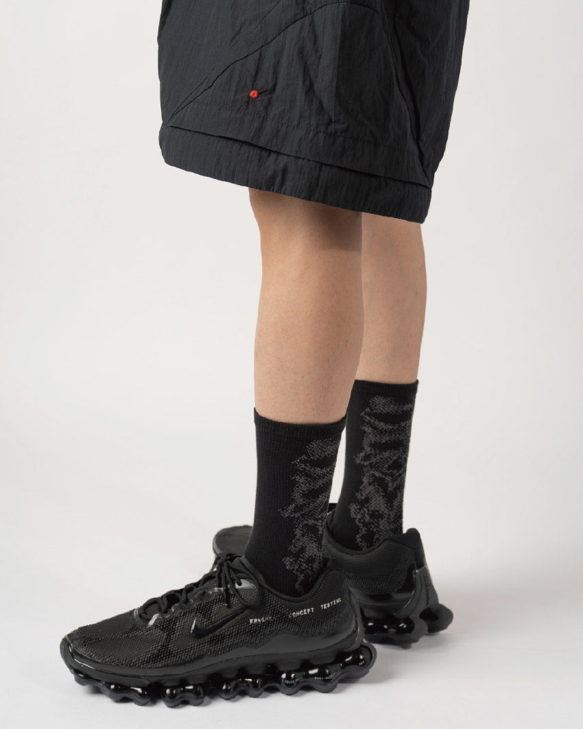 nozzle quiz Landing Socks / Mist Black - Wild Camping
