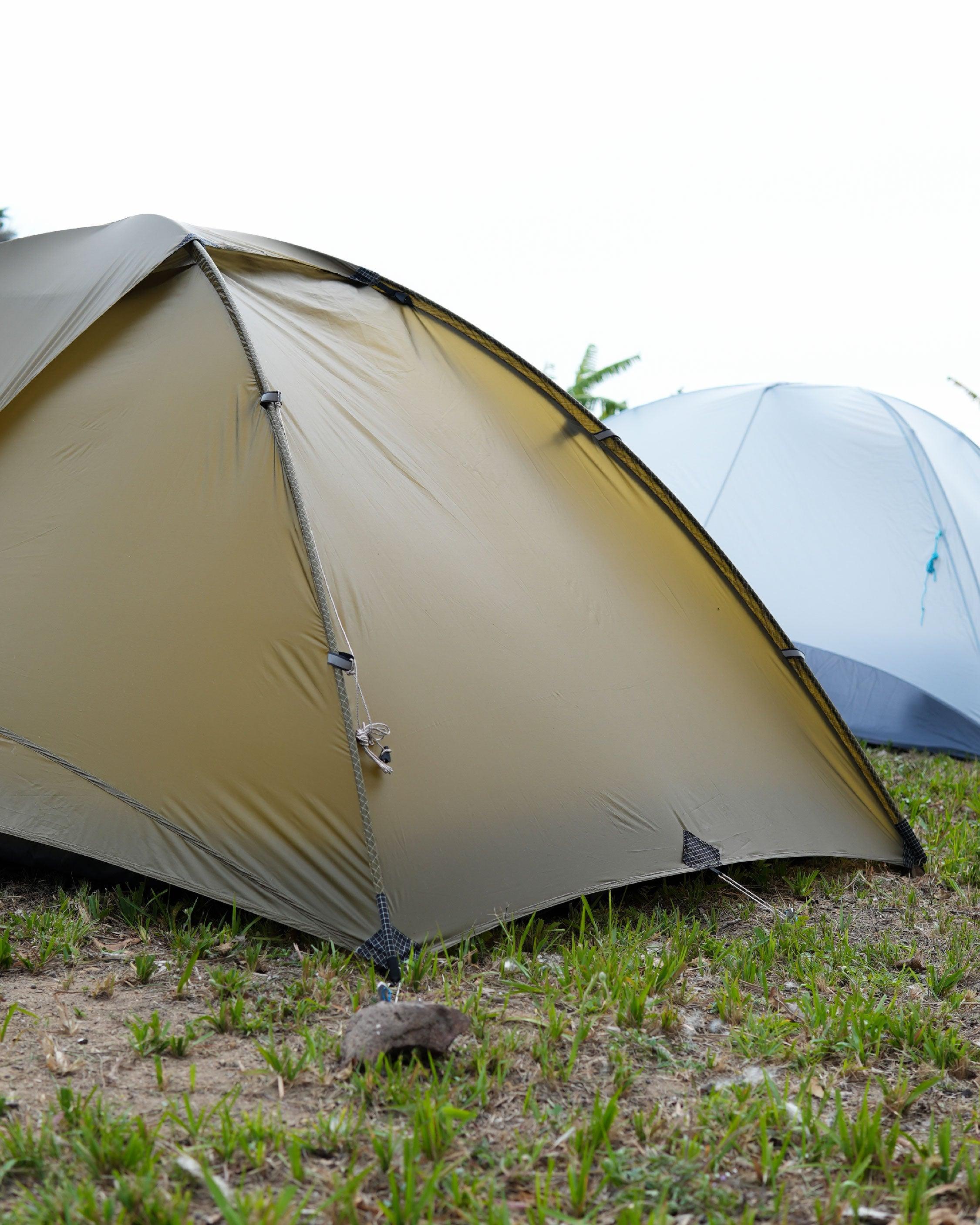 Pre Tents Border With Vestibule / Brown - Wild Camping
