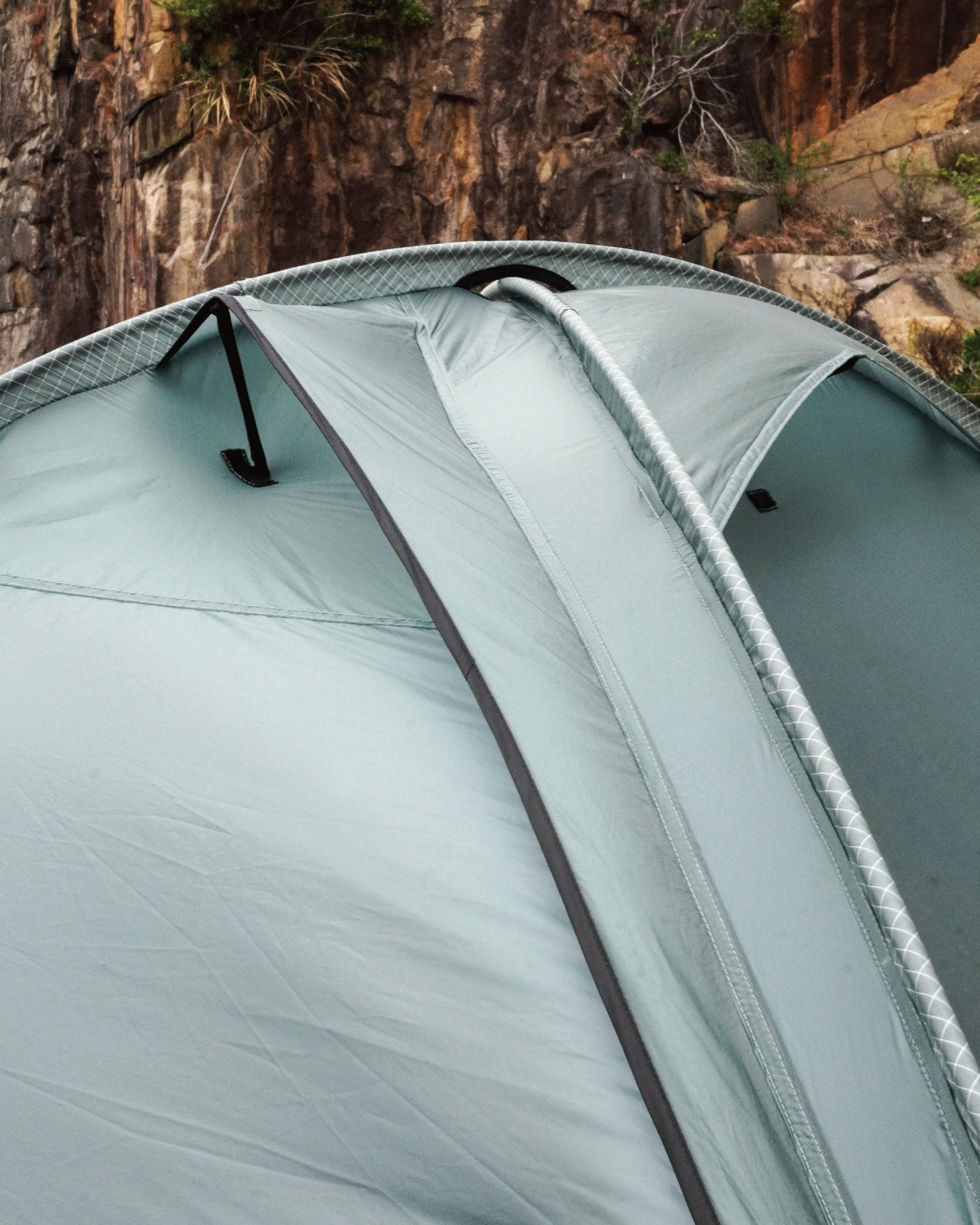 Pre Tents Border With Vestibule / Pewter - Wild Camping