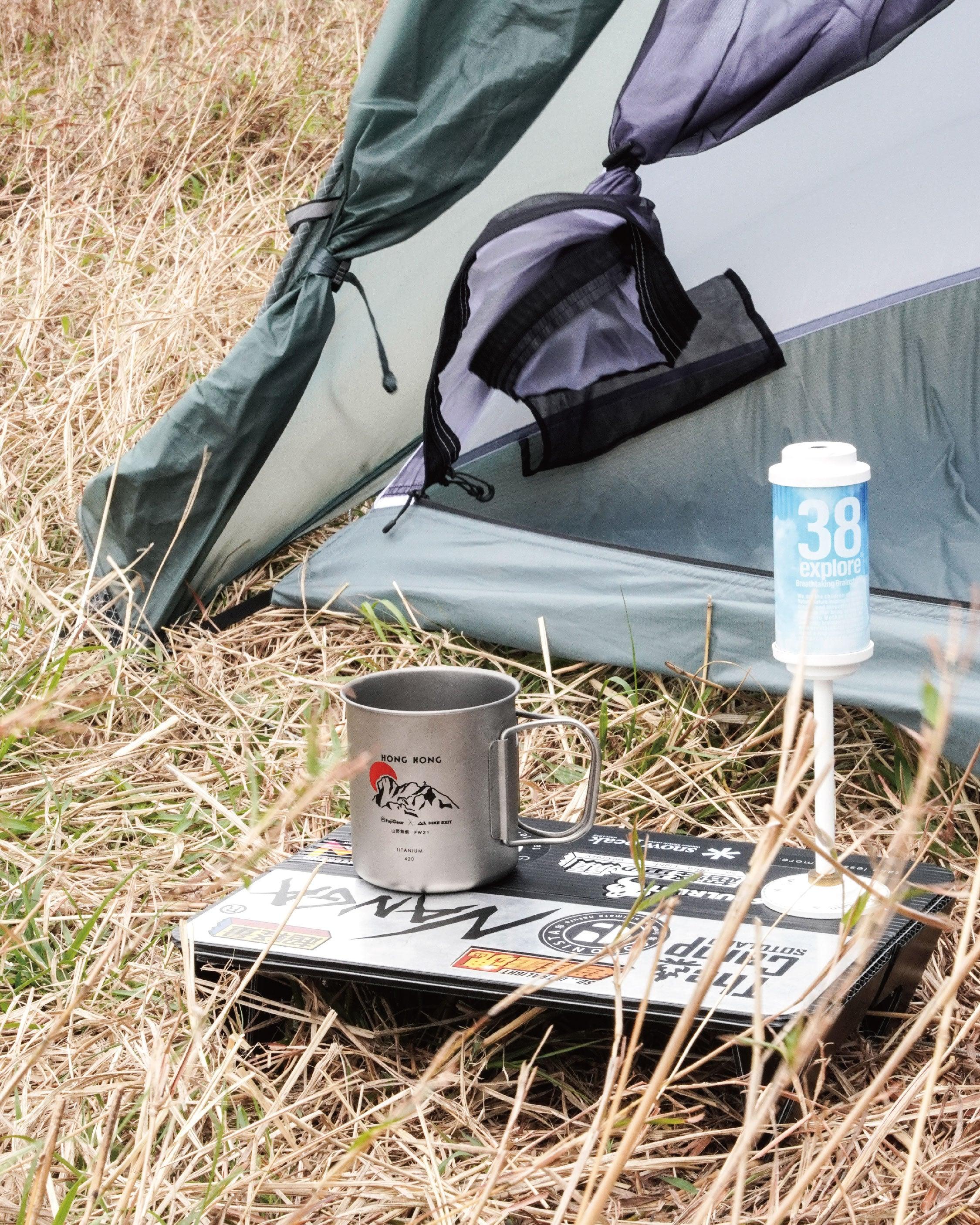 Pre Tents Border With Vestibule / Pewter - Wild Camping