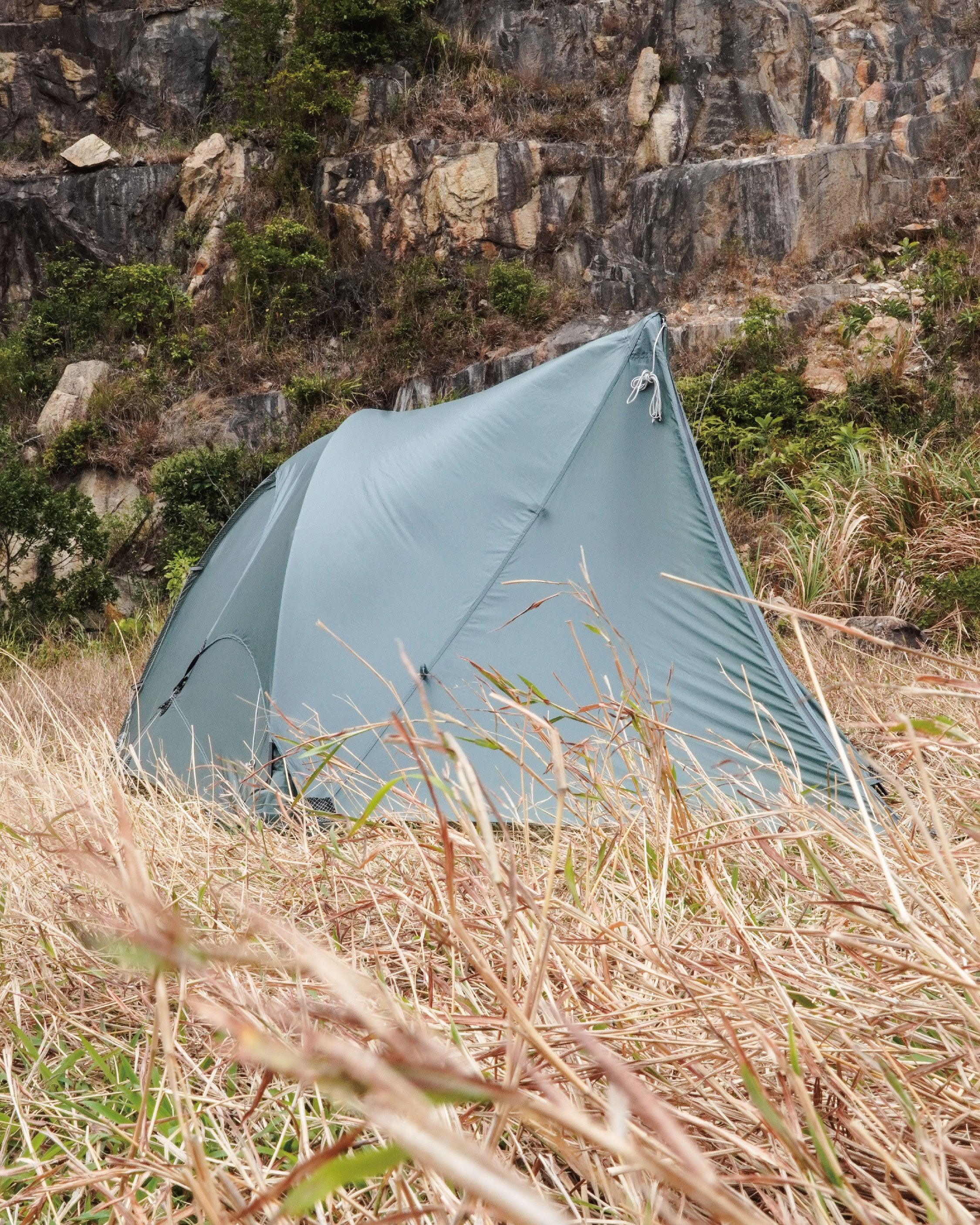 Pre Tents Border With Vestibule / Pewter - Wild Camping
