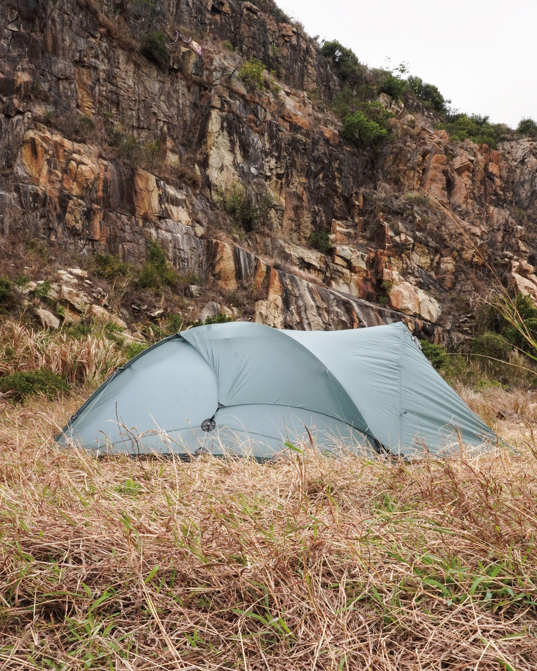 Pre Tents Border With Vestibule / Pewter - Wild Camping