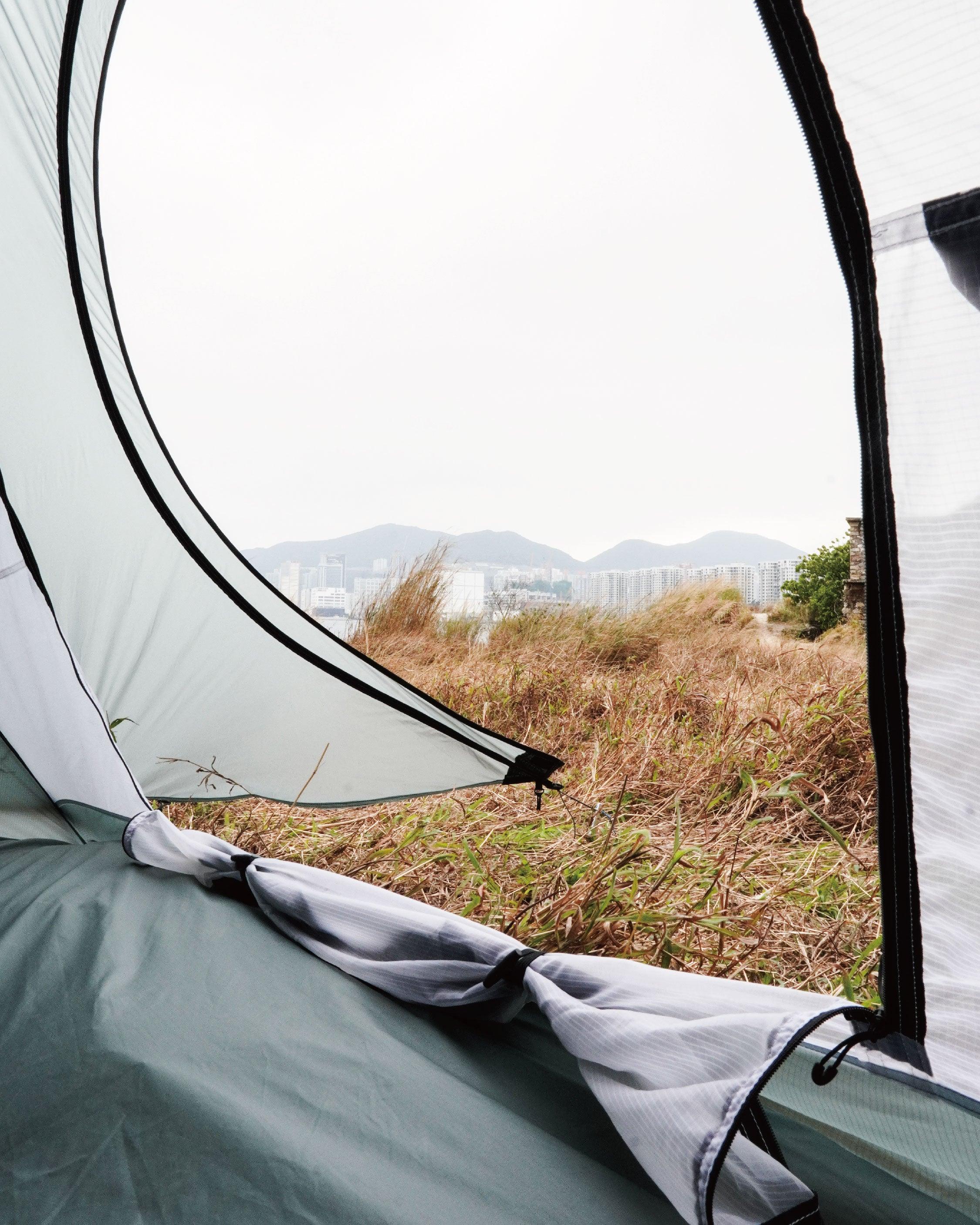 Pre Tents Light Rock 1 - Wild Camping