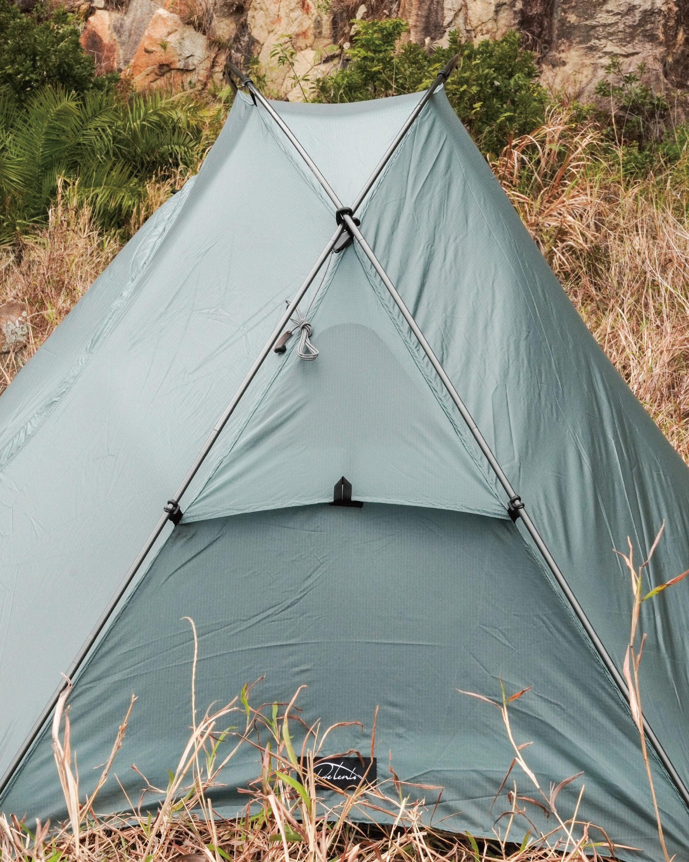 Pre Tents Light Rock 1 - Wild Camping