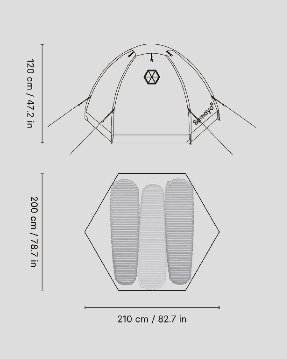 Samaya 2.5 Classique / Blue - Wild Camping