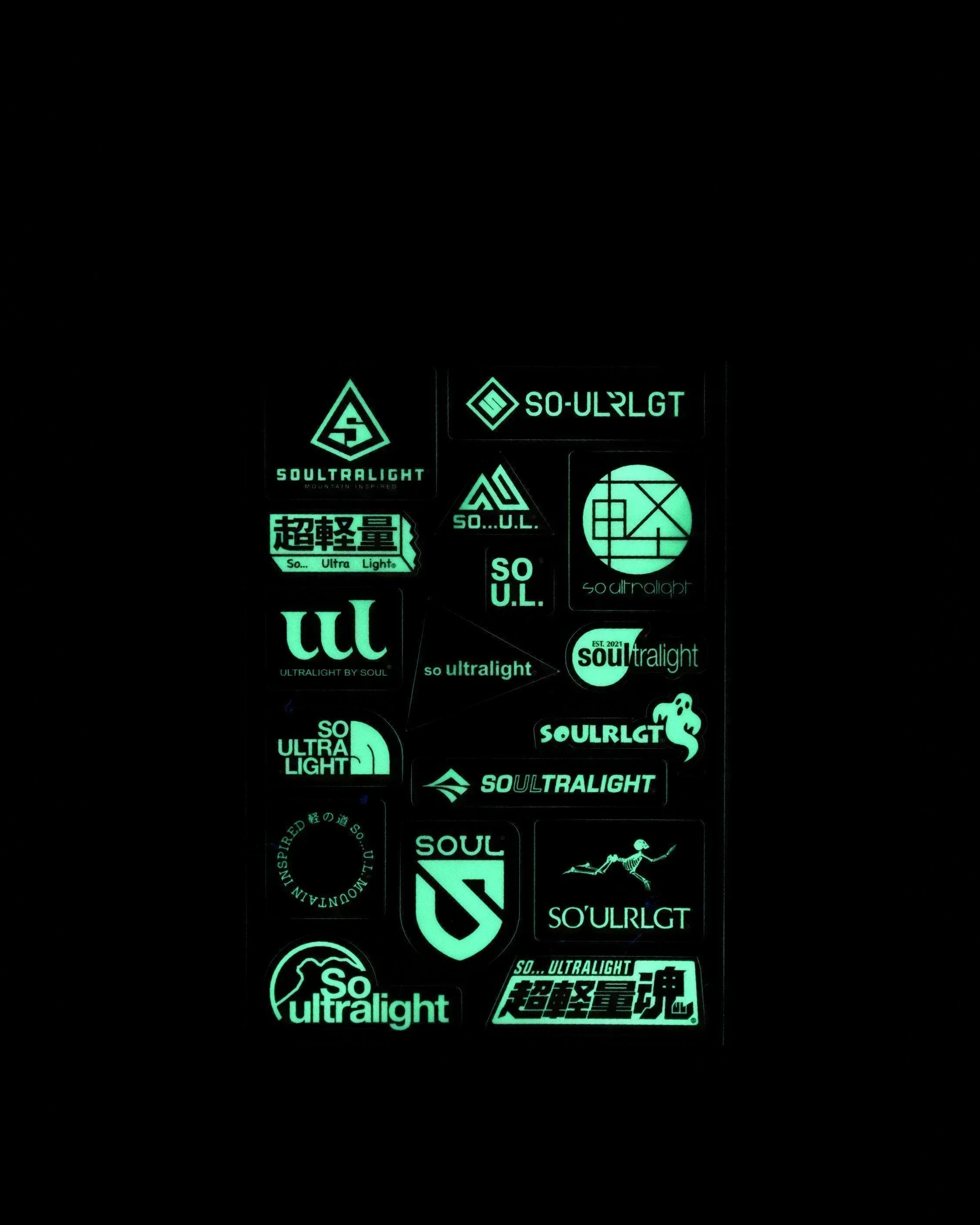So…U.L. Backpacking Essentials Sticker / GITD - Wild Camping