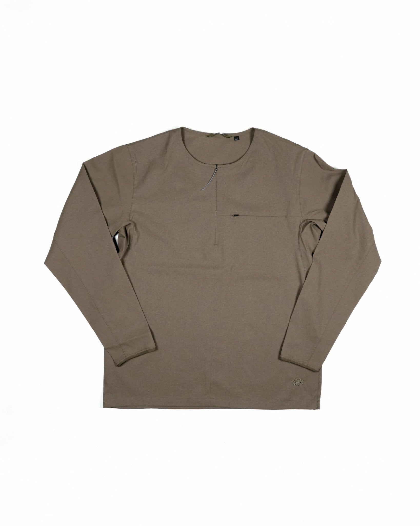 Teton Bros. Chill Halfzip Shirt / Chocolate - Wild Camping