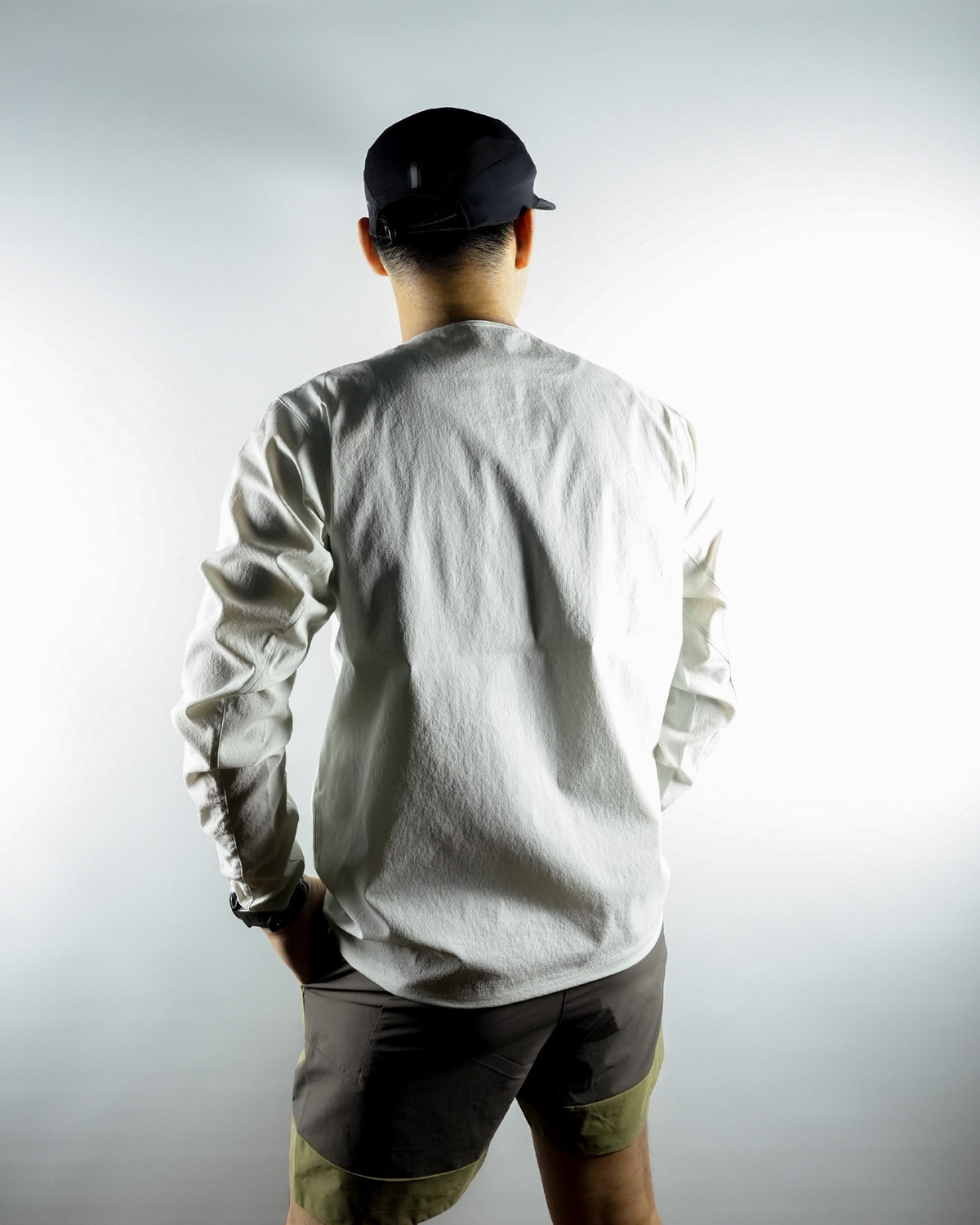 Teton Bros. Chill Halfzip Shirt / Light Gray - Wild Camping
