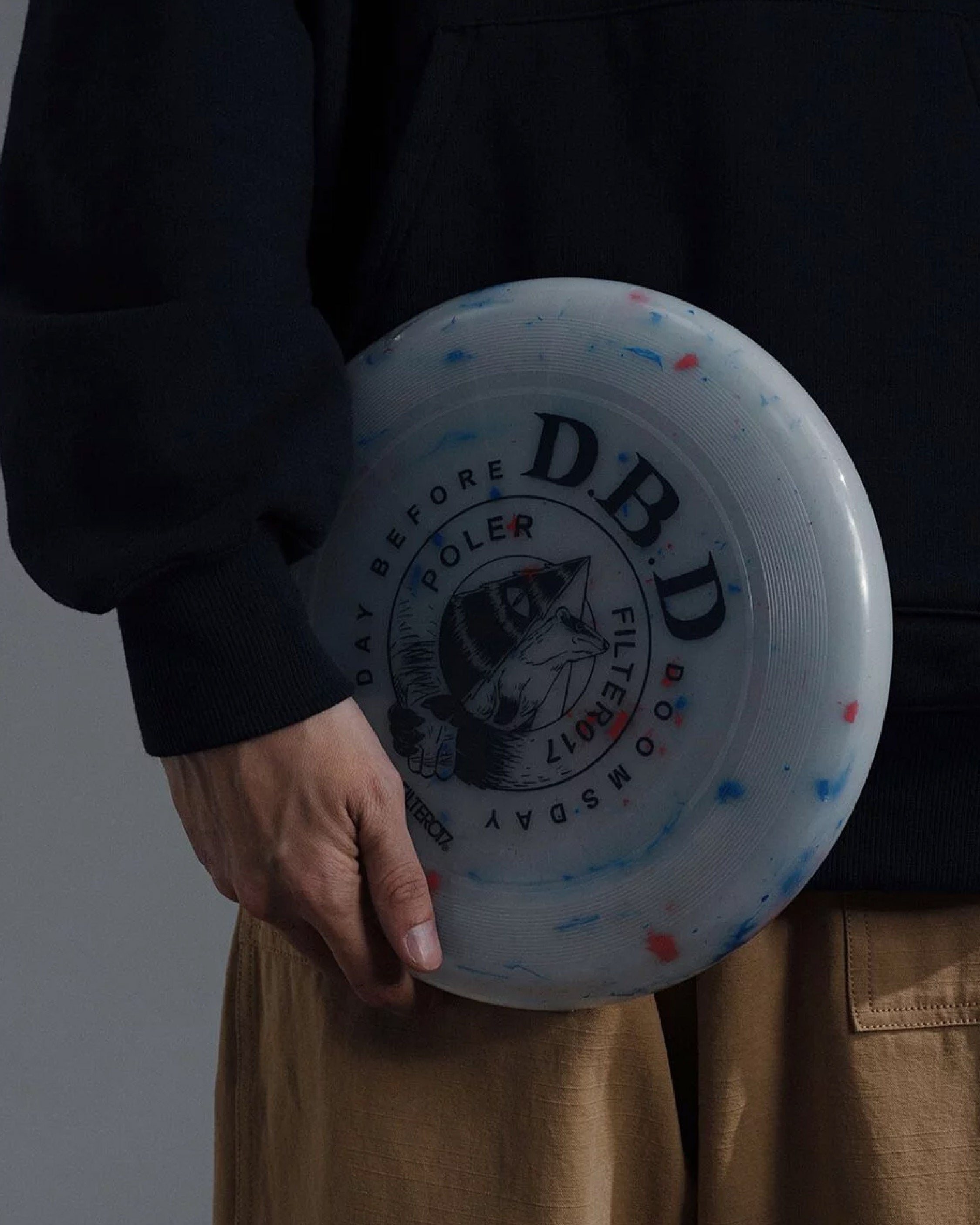 Filter017 X POLeR D.B.D Logo Frisbee