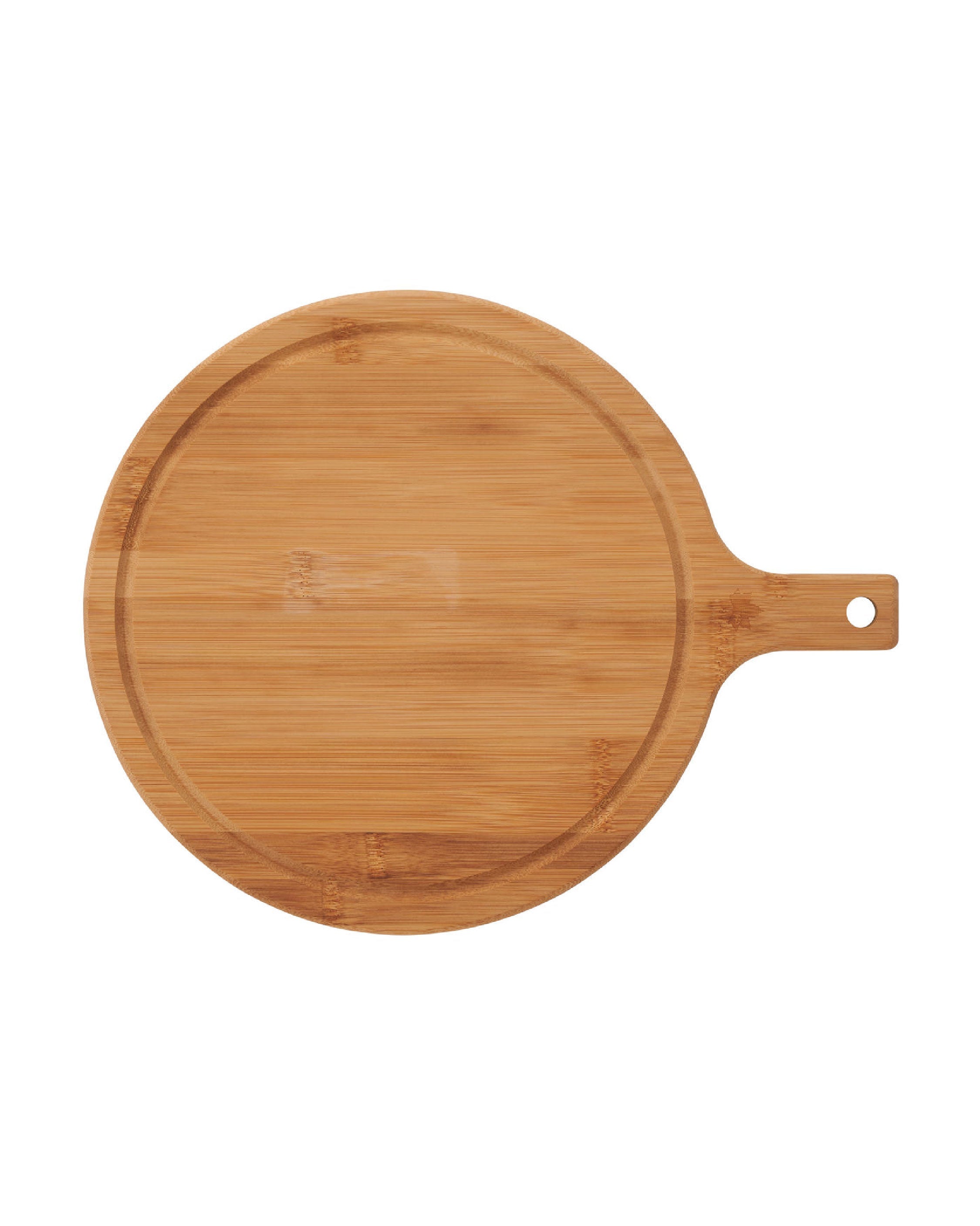 Logos Bamboo Round Cutting Board