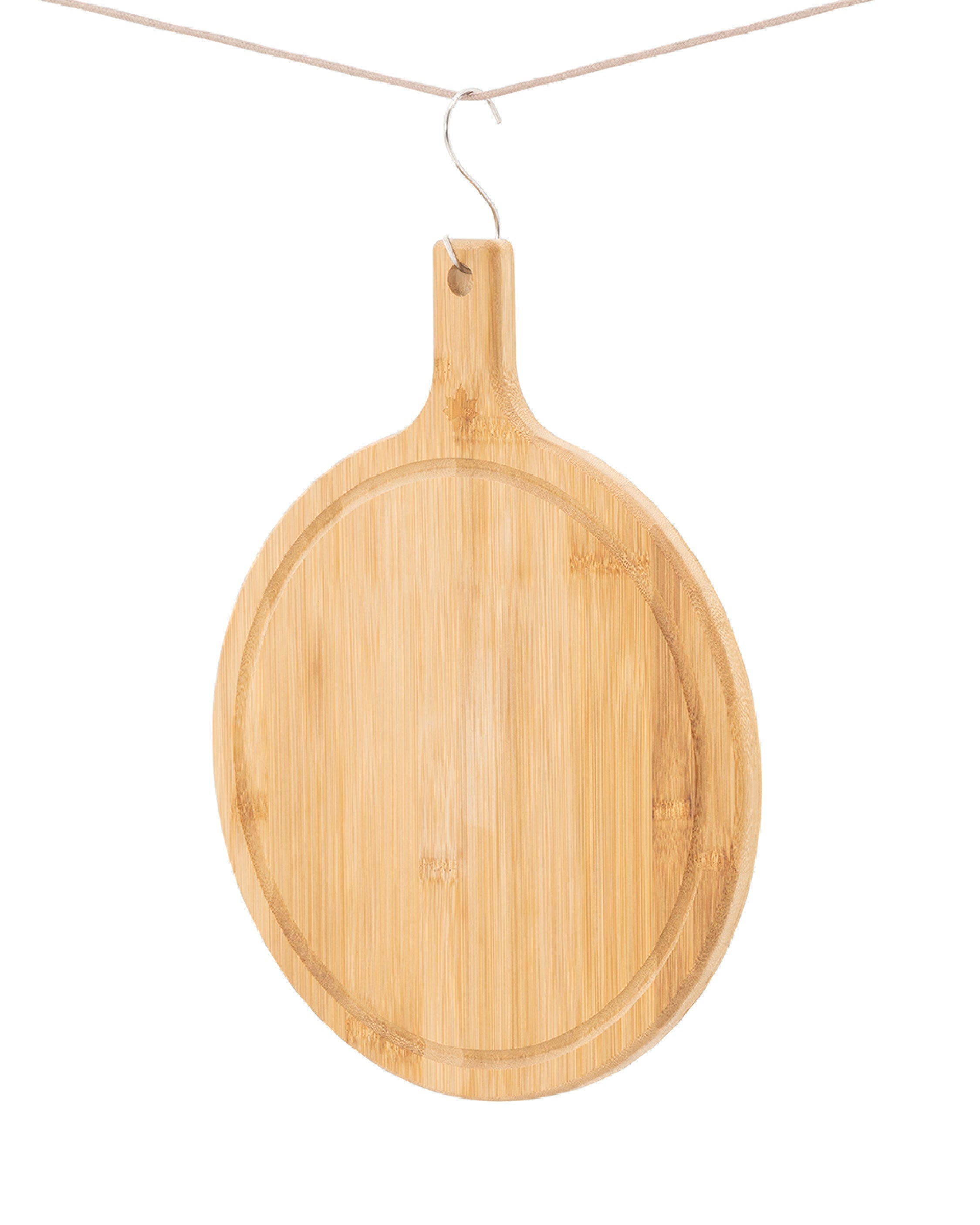 Logos Bamboo Round Cutting Board