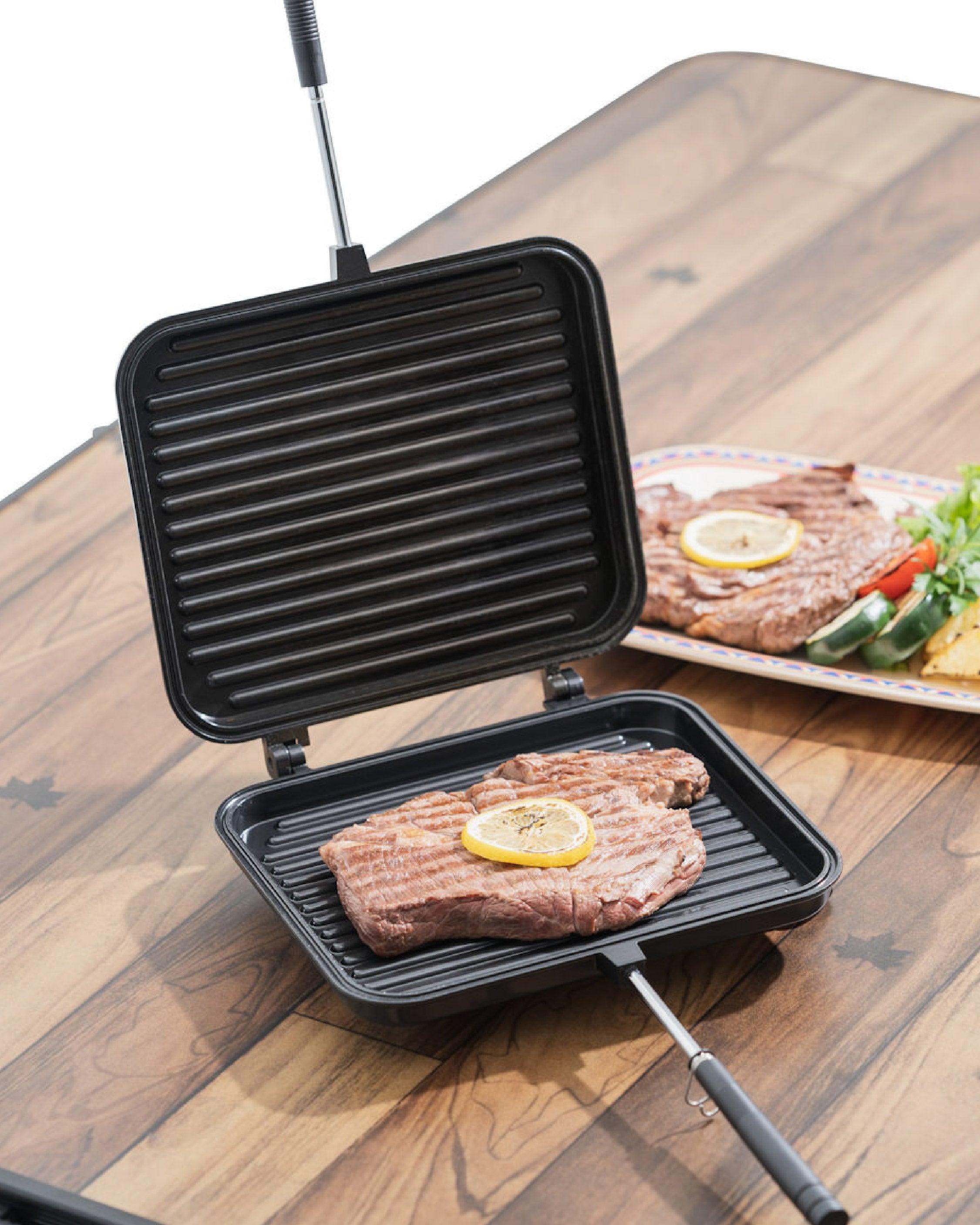 Double griddle clearance pan