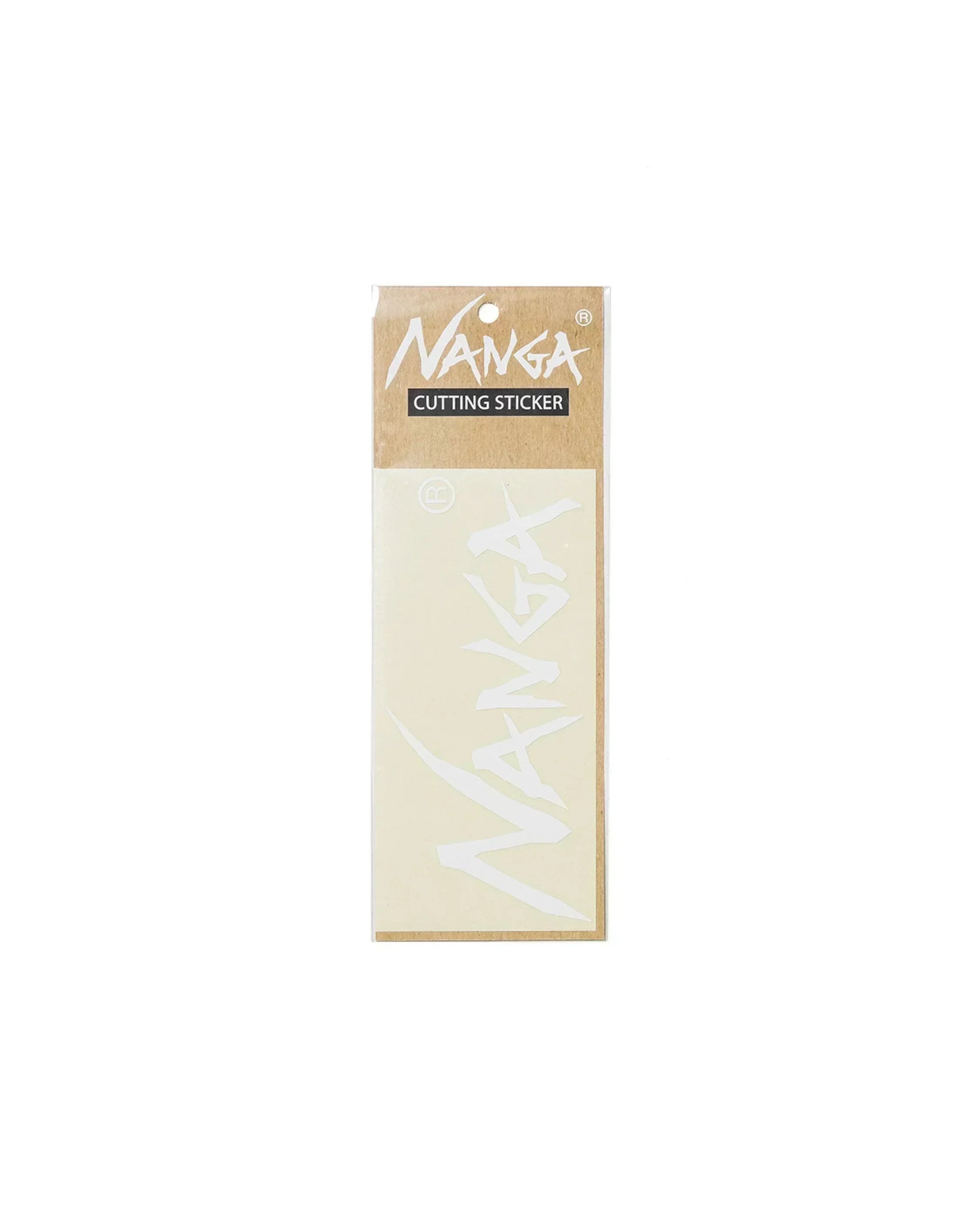 Nanga Logo Cutting Sticker - Wild Camping